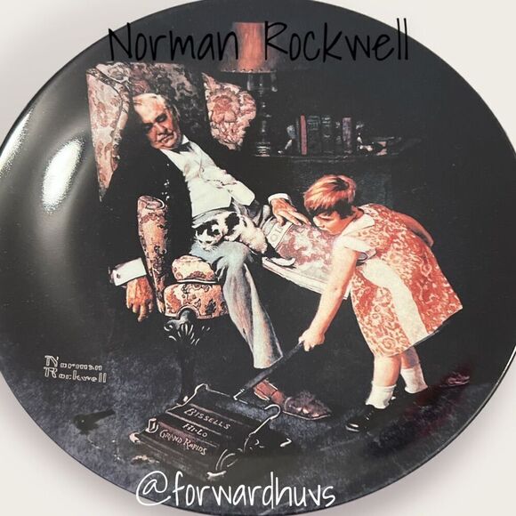 Norman Rockwell Heritage Collection Limited Edition Plate “The Dreamer” - Picture 3 of 9